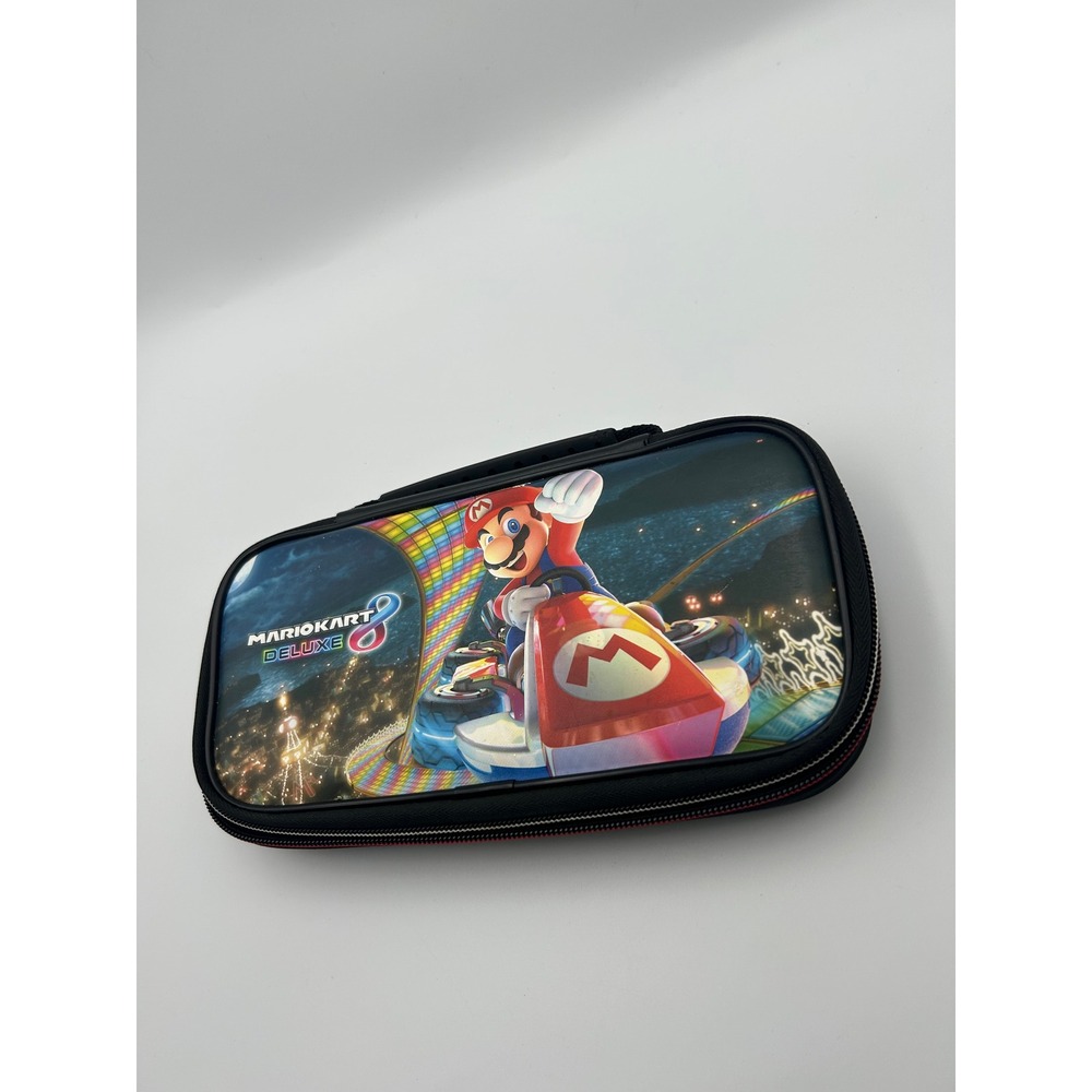 Nintendo Switch Mario Kart‎ 8 Deluxe Hard Shell Travel Carrying Case Black